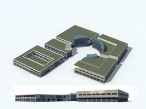 city - high-rise office 268 3D Model