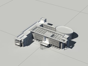 city - high-rise office 272 3D Модель