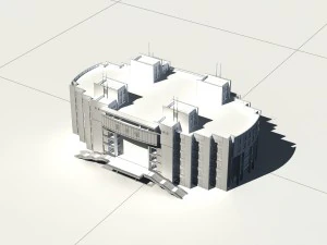 city - high-rise office 274 3D Model