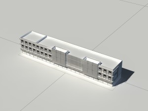 city - high-rise office 275 Modelo 3D