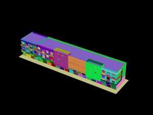 city - high-rise office 275 Modelo 3D