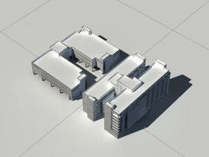 city - high-rise office 276 3D Model