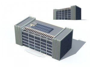 city - high-rise office 278 3D Model