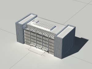 city - high-rise office 278 Modelo 3D