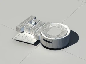 city - high-rise office 282 3D Model
