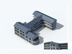 city - high-rise office 283 3D Model