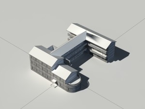 city - high-rise office 283 3D Модель