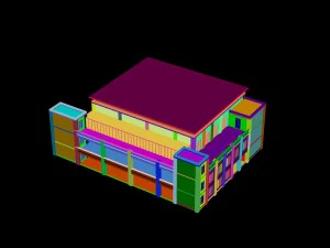 city - high-rise office 285 3D Model