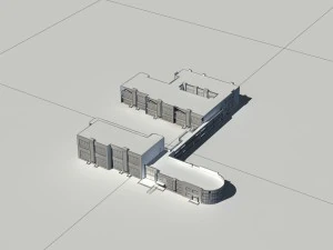 city - high-rise office 287 3D Model