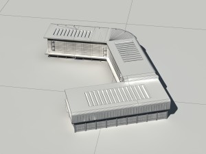 city - high-rise office 290 3D Model