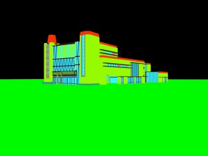 city - high-rise office 291 Model 3D