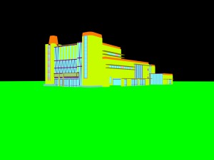city - high-rise office 291 Model 3D