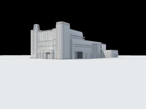 city - high-rise office 291 Model 3D