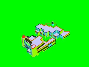 city - high-rise office 291 Model 3D