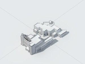 city - high-rise office 291 Model 3D