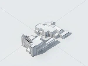 city - high-rise office 291 3D Model