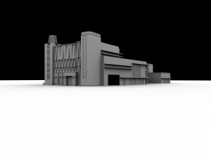 city - high-rise office 291 Model 3D