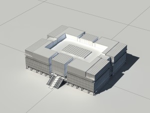 city - high-rise office 293 3D Модель