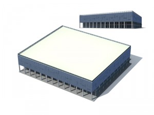 city - high-rise office 294 3D-Modell