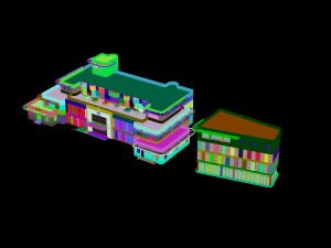 city - high-rise office 296 3D 모델