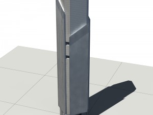 city - high-rise office 298 3D Модель