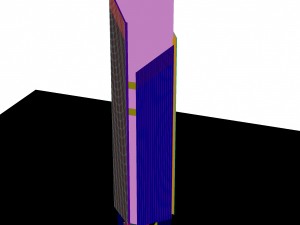 city - high-rise office 298 3D Модель