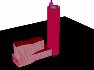 city - high-rise office 303 Modelo 3D