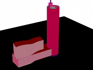 city - high-rise office 303 3D Model