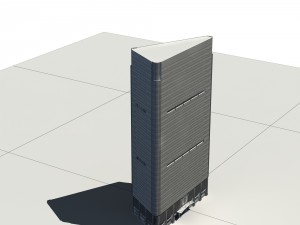 city - high-rise office 304 3D Model