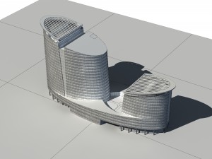 city - high-rise office 306 3D Model