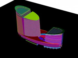 city - high-rise office 306 3D Model
