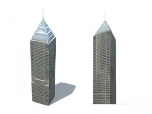 city - high-rise office 307 3D Model