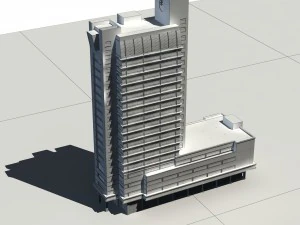 city - high-rise office 308 3D Model