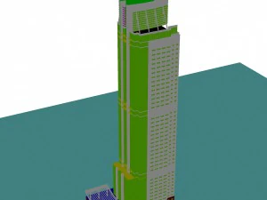 city - high-rise office 309 3D Model
