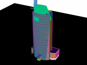 city - high-rise office 311 Modèle 3D