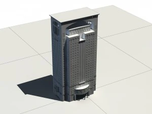 city - high-rise office 312 3D Model