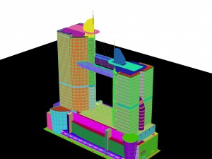 city - high-rise office 314 3D Model