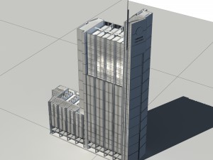 city - high-rise office 315 3D Model