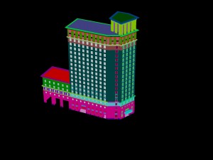 city - high-rise office 316 Modèle 3D