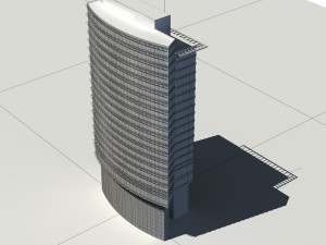 city - high-rise office 317 3Dモデル