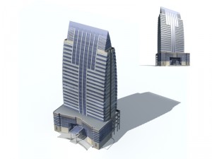city - high-rise office 325 3D 模型