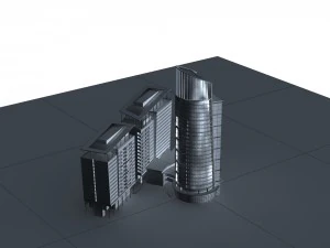 city - high-rise office 326 3D Model