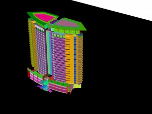 city - high-rise office 328 3D Model