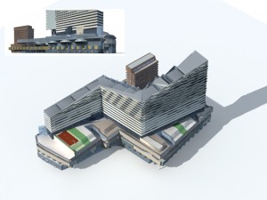 city - high-rise office 330 3D Model
