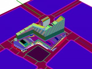 city - high-rise office 330 3D Модель