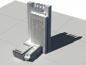 city - high-rise office 332 3D Model