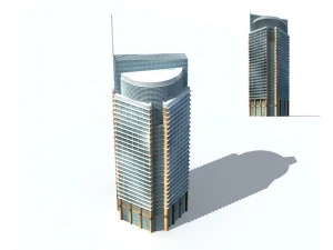 city - high-rise office 333 3D Model