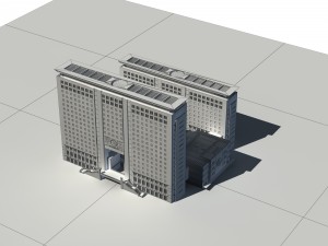 city - high-rise office 334 3Dモデル