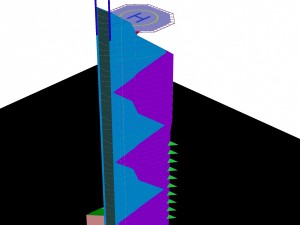 city - high-rise office 336 3D-Modell