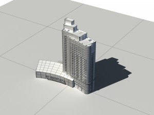 city - high-rise office 337 3D Model